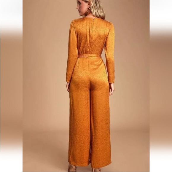 Ali & Jay jumpsuit size medium orange leopard - Picture 2 of 12